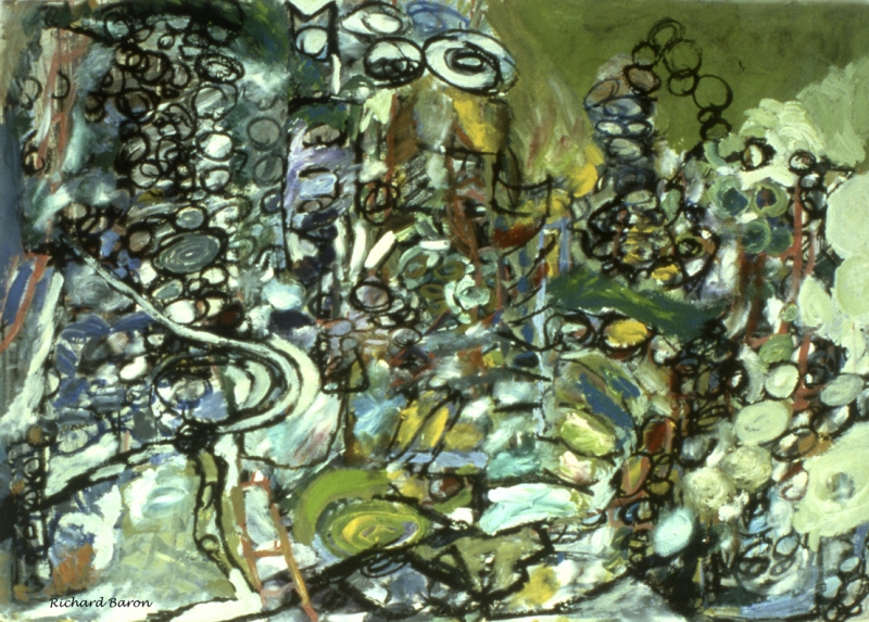 Influenced at that time by DuBuffet, Picasso.